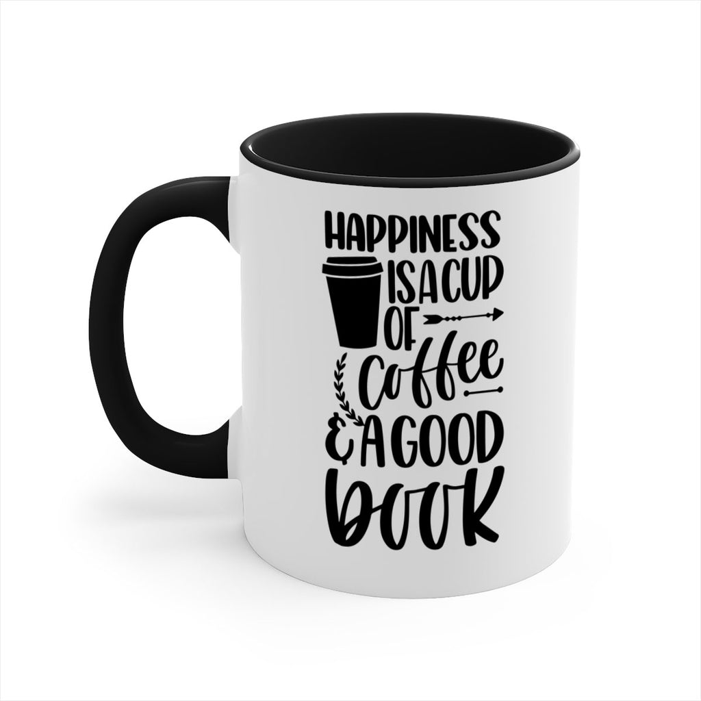 happiness is a cup of coffee 39#- Reading - Books-Mug / Coffee Cup