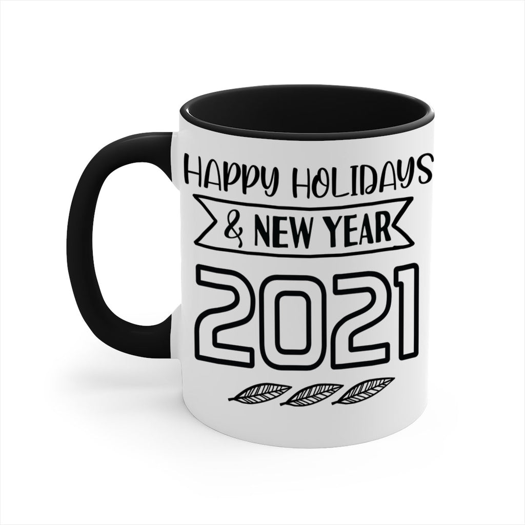 happy holidays new year style 258#- christmas-Mug / Coffee Cup