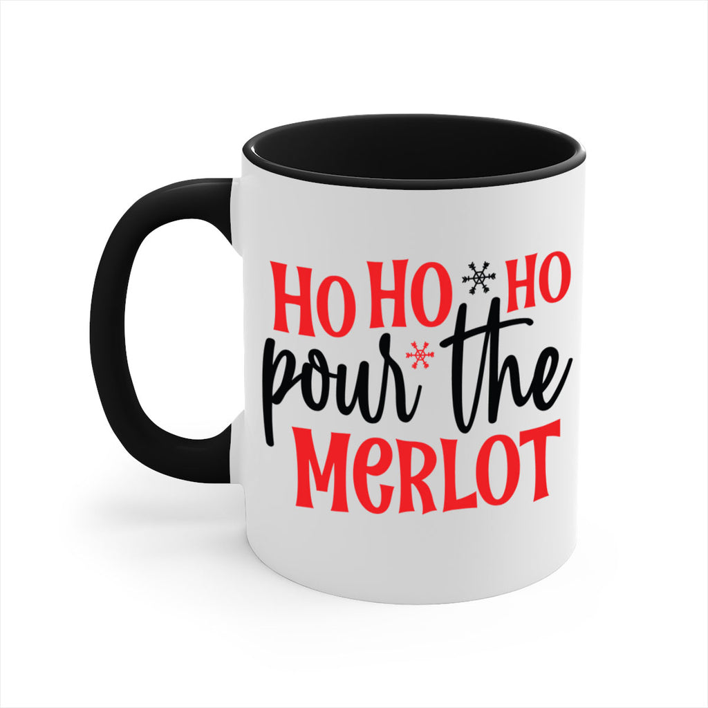 ho ho ho pour the merlot style 291#- christmas-Mug / Coffee Cup