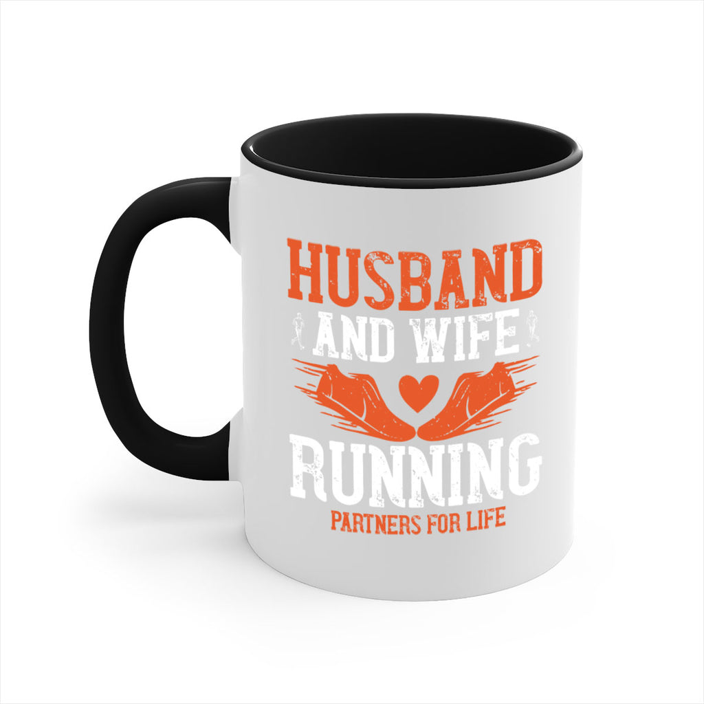 husband and wife running partners for life 41#- running-Mug / Coffee Cup