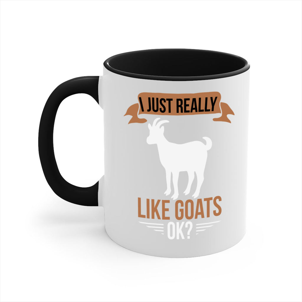 i just really like goats ok Style 3#- goat-Mug / Coffee Cup