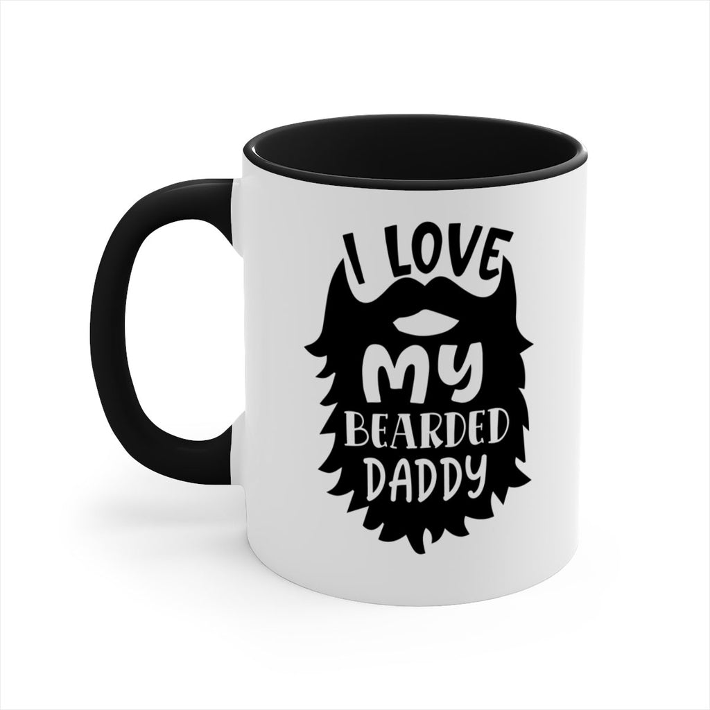 i love my bearded daddy Style 248#- baby2-Mug / Coffee Cup