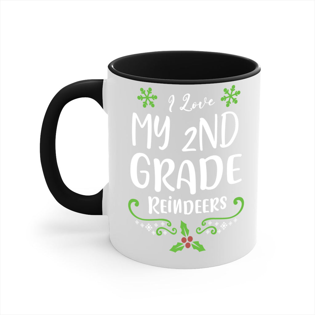 i love my nd grade reindeers style 335#- christmas-Mug / Coffee Cup