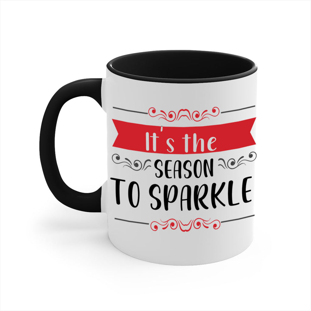 it s the season to sparkle style 371#- christmas-Mug / Coffee Cup