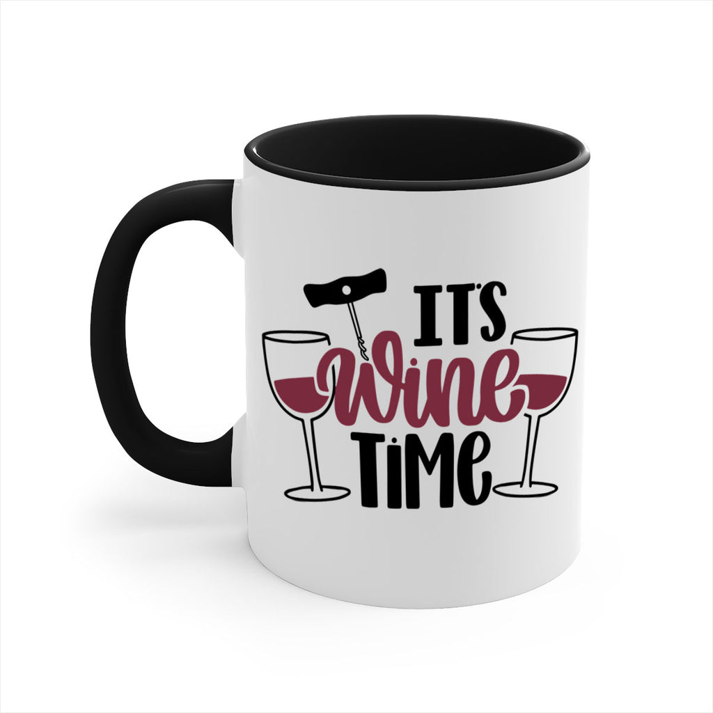 its wine time 46#- wine-Mug / Coffee Cup