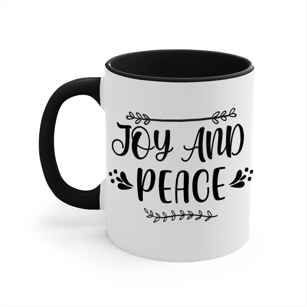 joy and peace style 406#- christmas-Mug / Coffee Cup