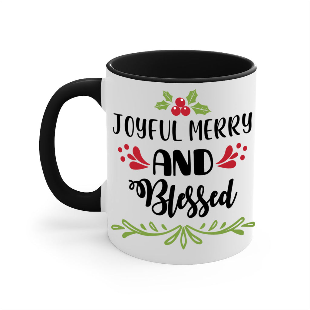 joyful merry and blessed style 419#- christmas-Mug / Coffee Cup