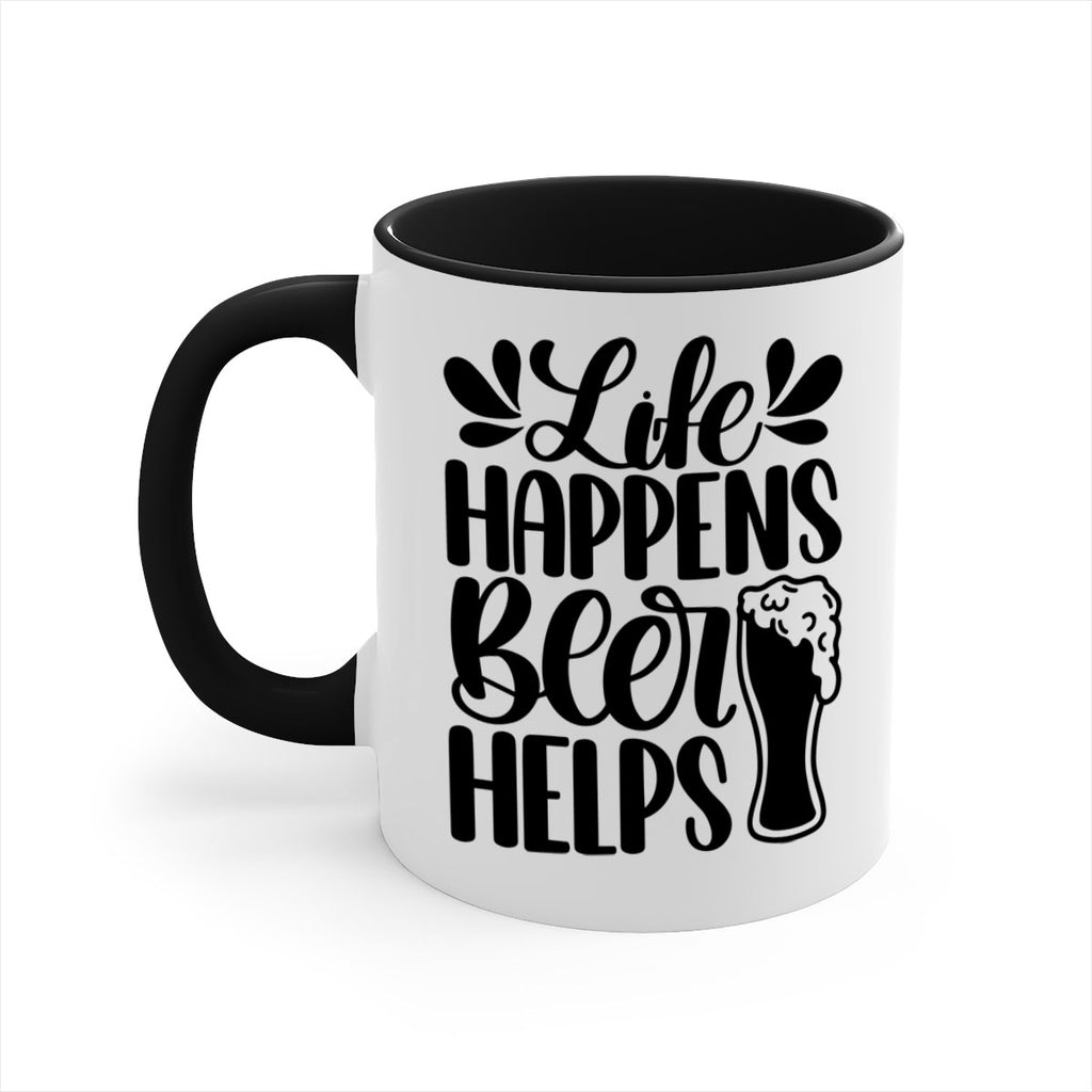 life happens beer helps 28#- beer-Mug / Coffee Cup