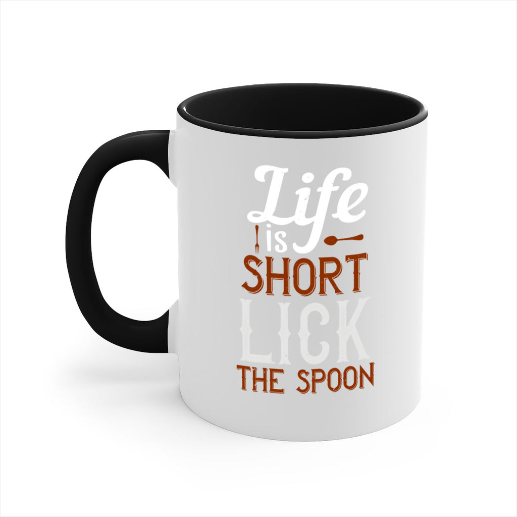 life is short lick the spoon 19#- cooking-Mug / Coffee Cup