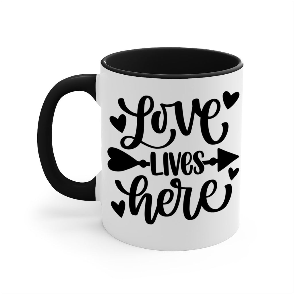 love lives here 7#- home-Mug / Coffee Cup