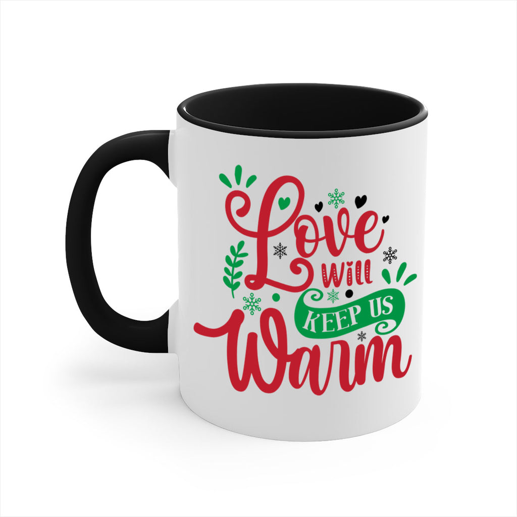 love will keep us warm style 445#- christmas-Mug / Coffee Cup