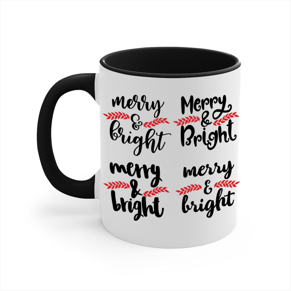 merry & bright style 465#- christmas-Mug / Coffee Cup