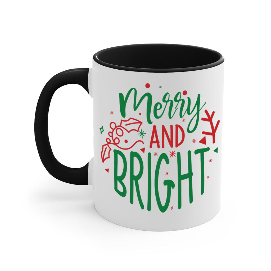 merry and bright style 471#- christmas-Mug / Coffee Cup