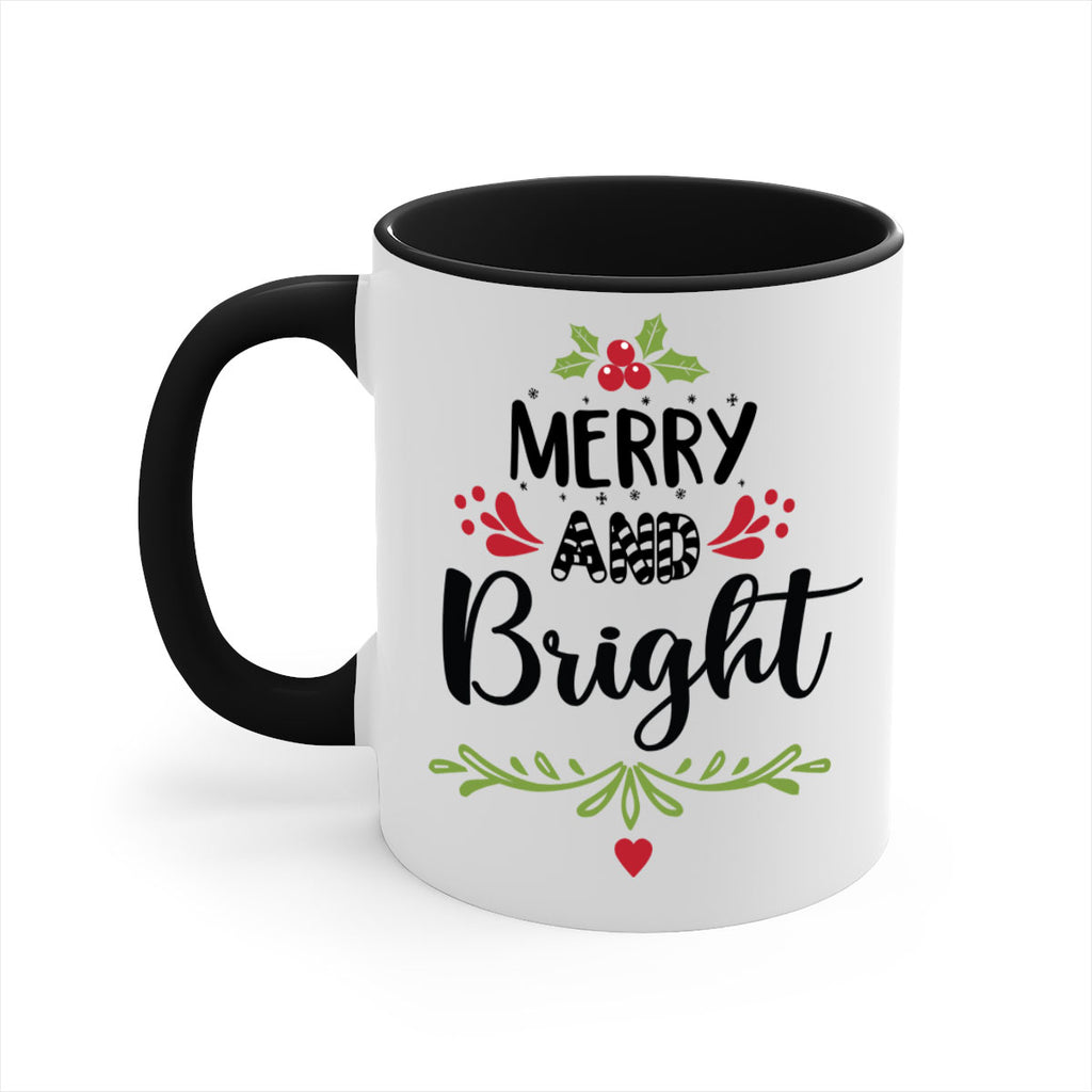 merry and bright style 474#- christmas-Mug / Coffee Cup