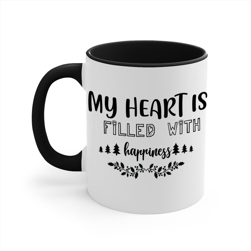 my heart is filled with happiness style 528#- christmas-Mug / Coffee Cup
