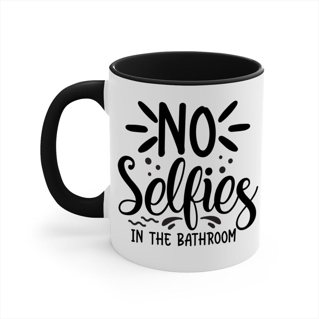 no selfies in the bathroom 64#- bathroom-Mug / Coffee Cup