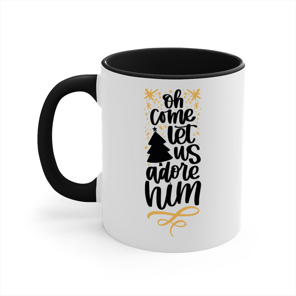 oh come let us adore him gold 72#- christmas-Mug / Coffee Cup