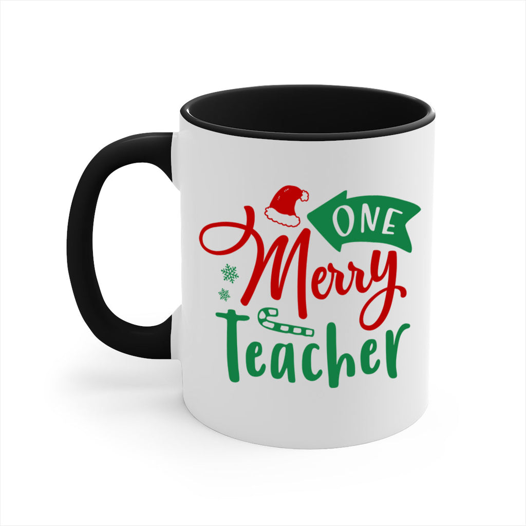 one merry teacher style 575#- christmas-Mug / Coffee Cup