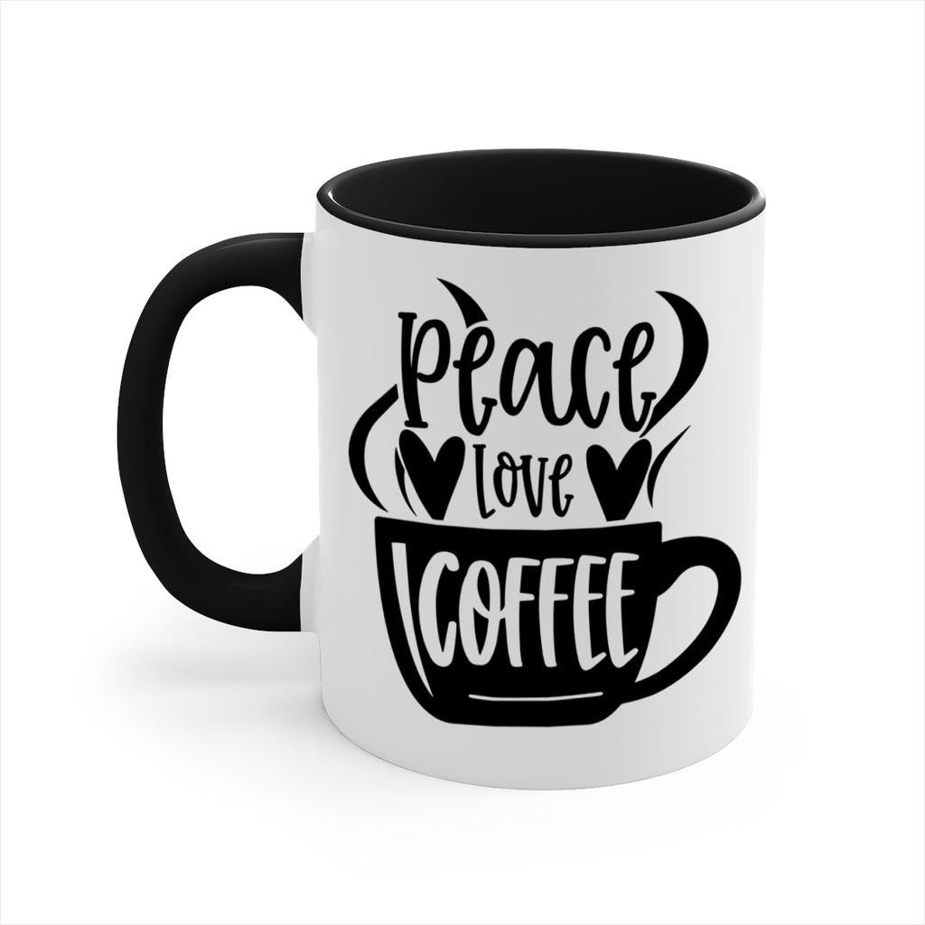 peace love coffee 48#- coffee-Mug / Coffee Cup