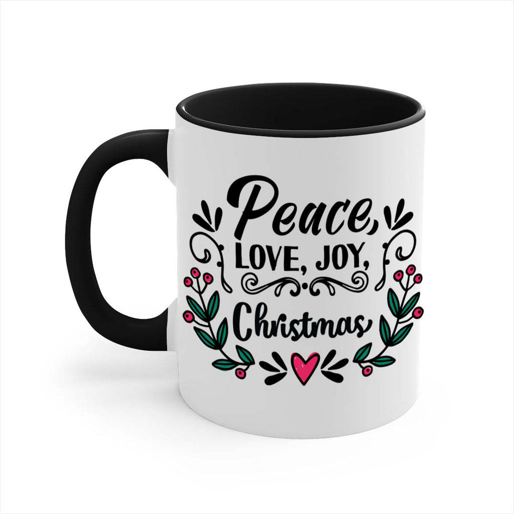 peace, love, joy, christmas style 587#- christmas-Mug / Coffee Cup