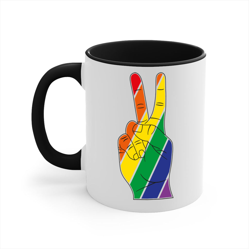 peacehand 72#- lgbt-Mug / Coffee Cup