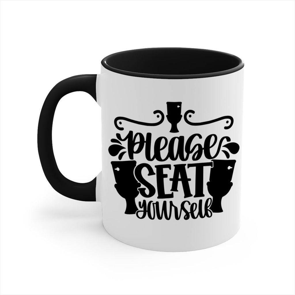 please seat yourself 21#- bathroom-Mug / Coffee Cup