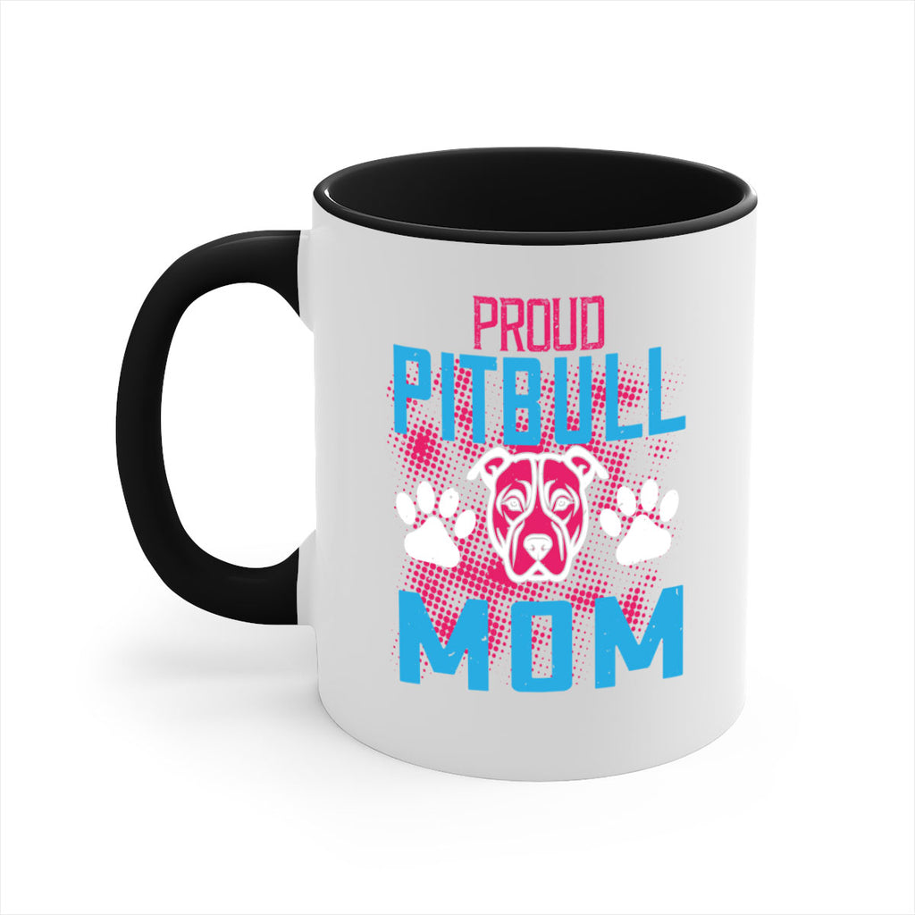 proud pitbull mom 70#- mom-Mug / Coffee Cup