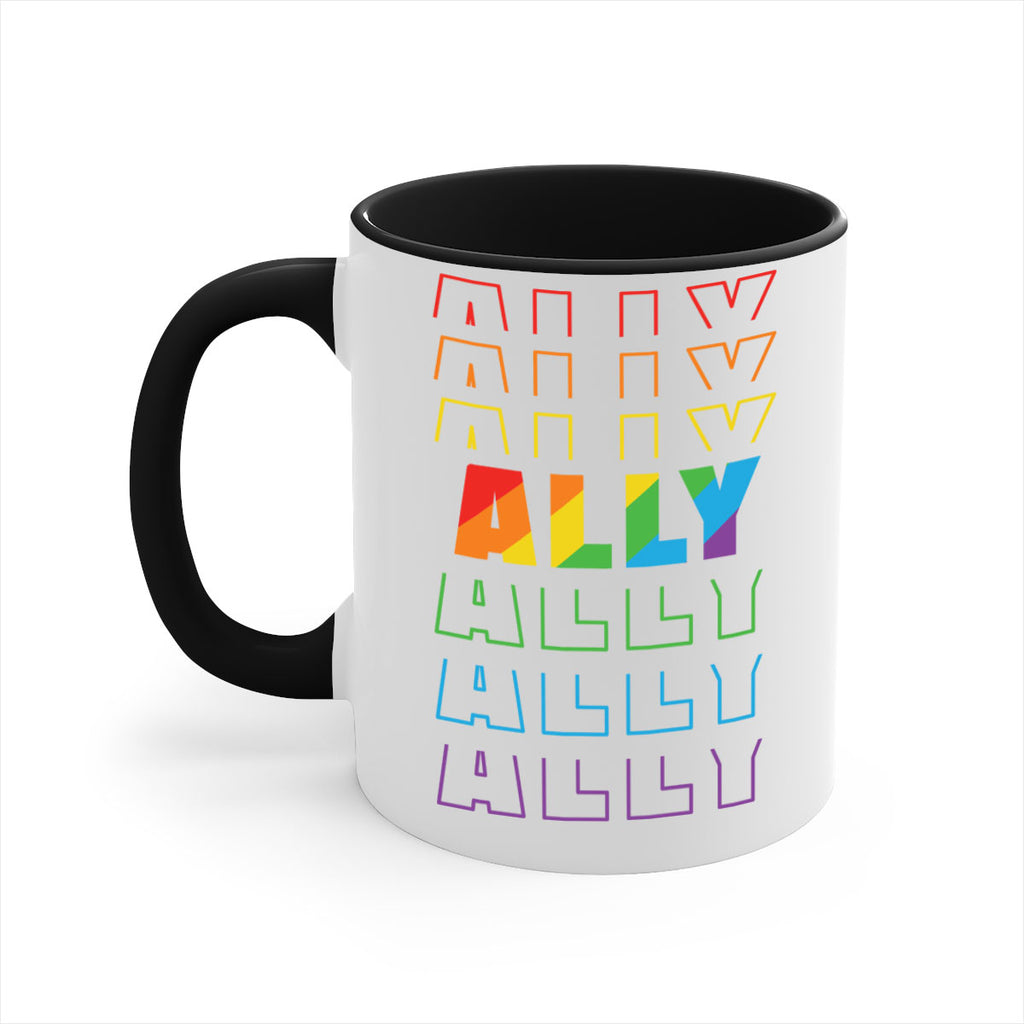 rainbow color ally lgbt 31#- lgbt-Mug / Coffee Cup