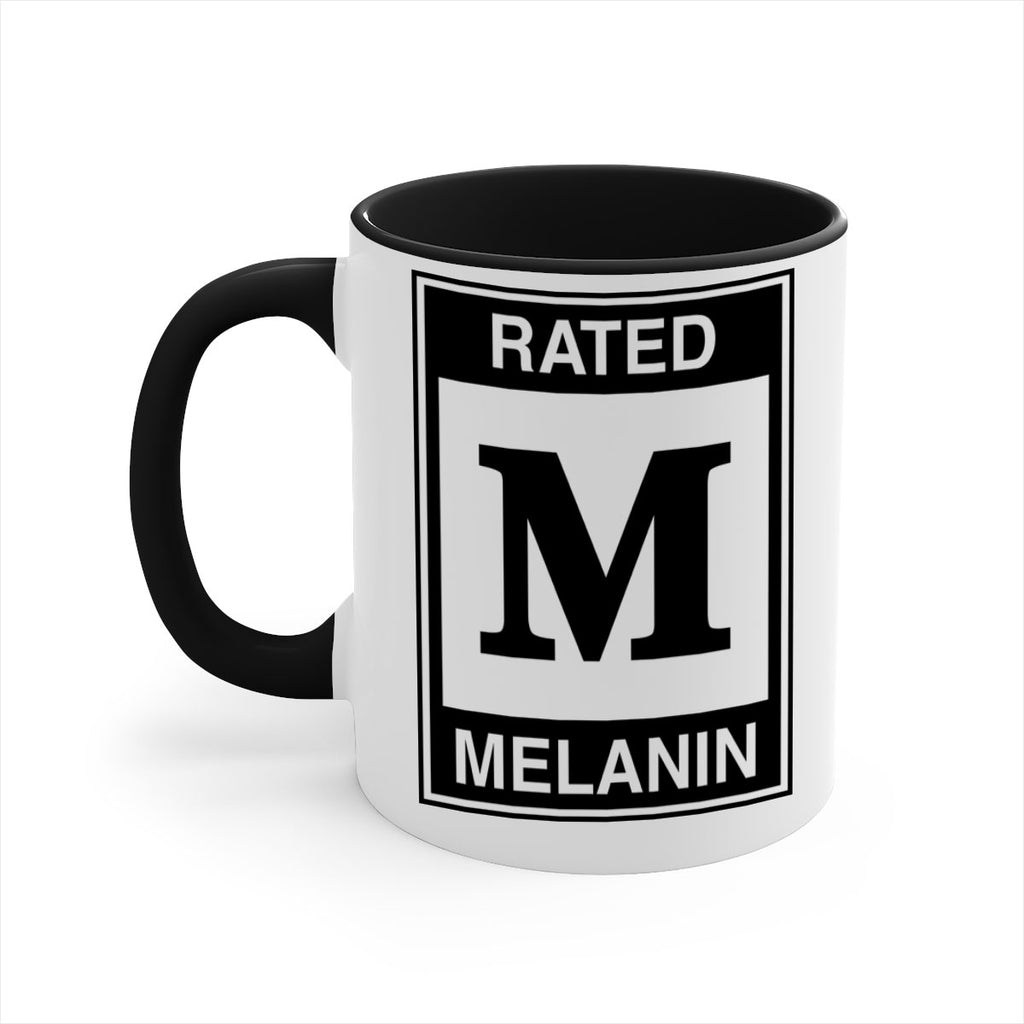 ratedm melanin 44#- black words - phrases-Mug / Coffee Cup