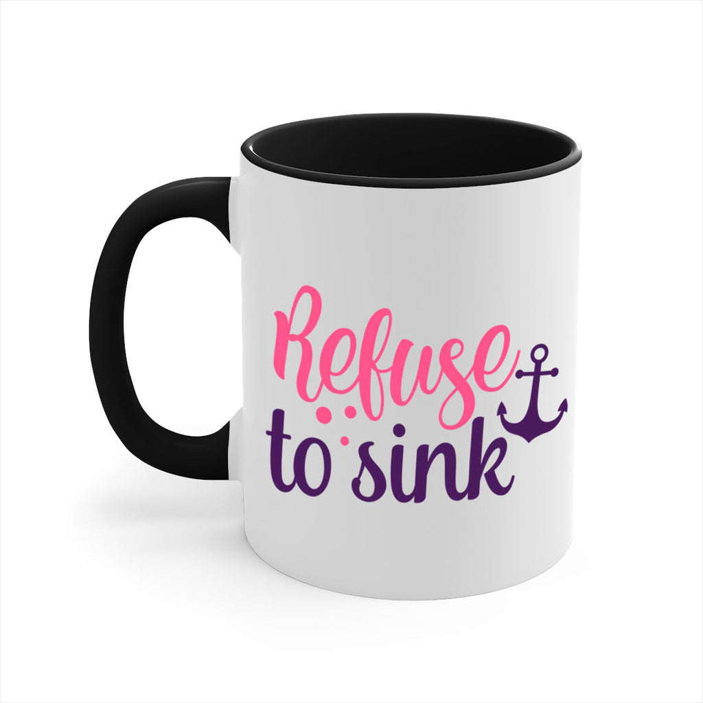 refuse to sink Style 4#- breast cancer-Mug / Coffee Cup