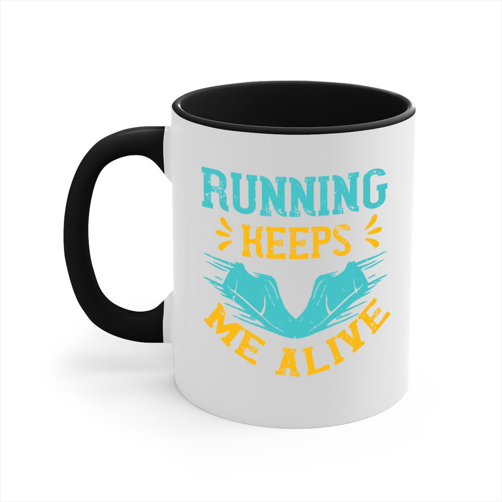 running keeps me alive 19#- running-Mug / Coffee Cup