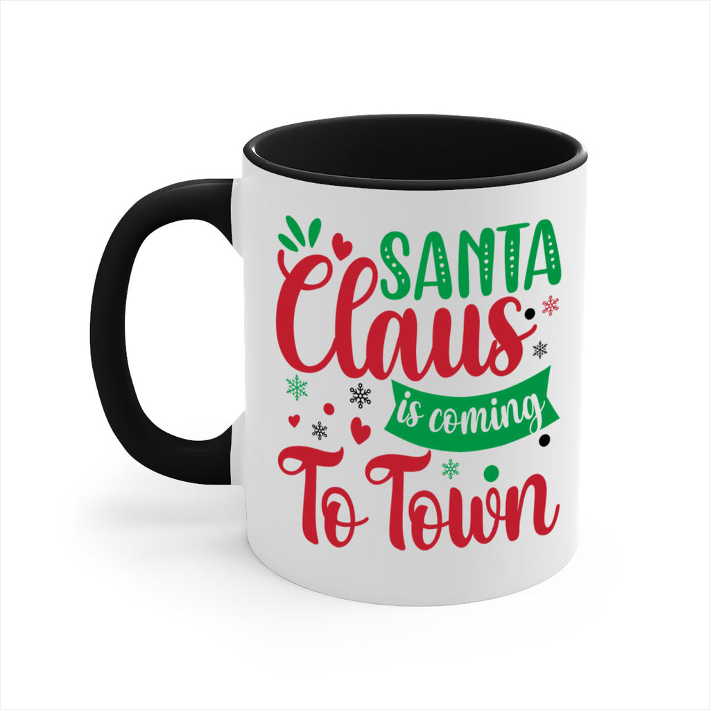 santa claus is coming to town style 603#- christmas-Mug / Coffee Cup