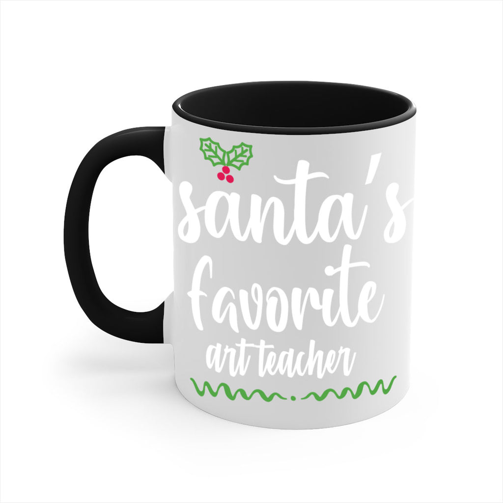 santa's favorite art teacher style 612#- christmas-Mug / Coffee Cup