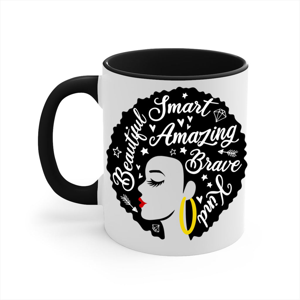 smart beautiful Style 5#- Black women - Girls-Mug / Coffee Cup