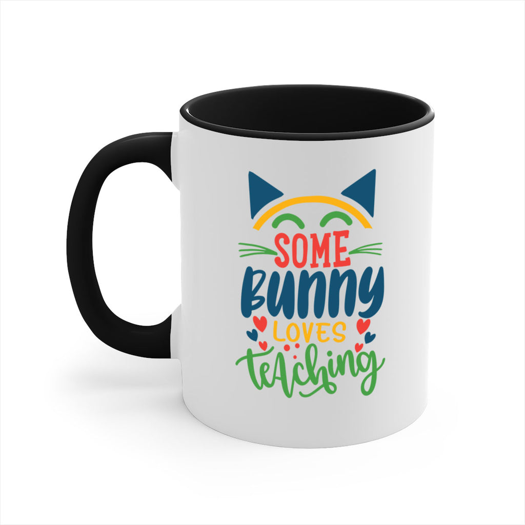 some bunny loves teaching Style 149#- teacher-Mug / Coffee Cup