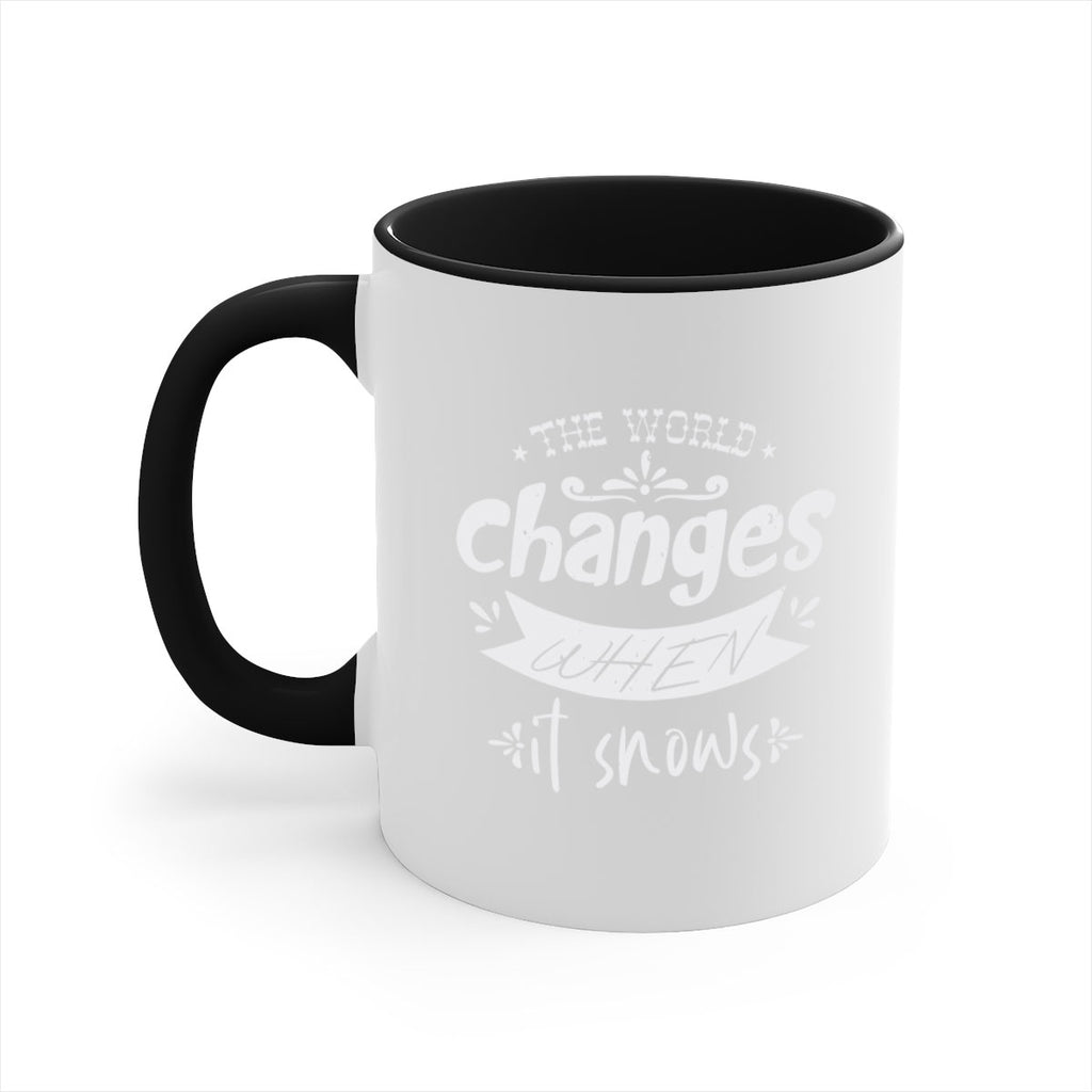 the world changes 350#- christmas-Mug / Coffee Cup