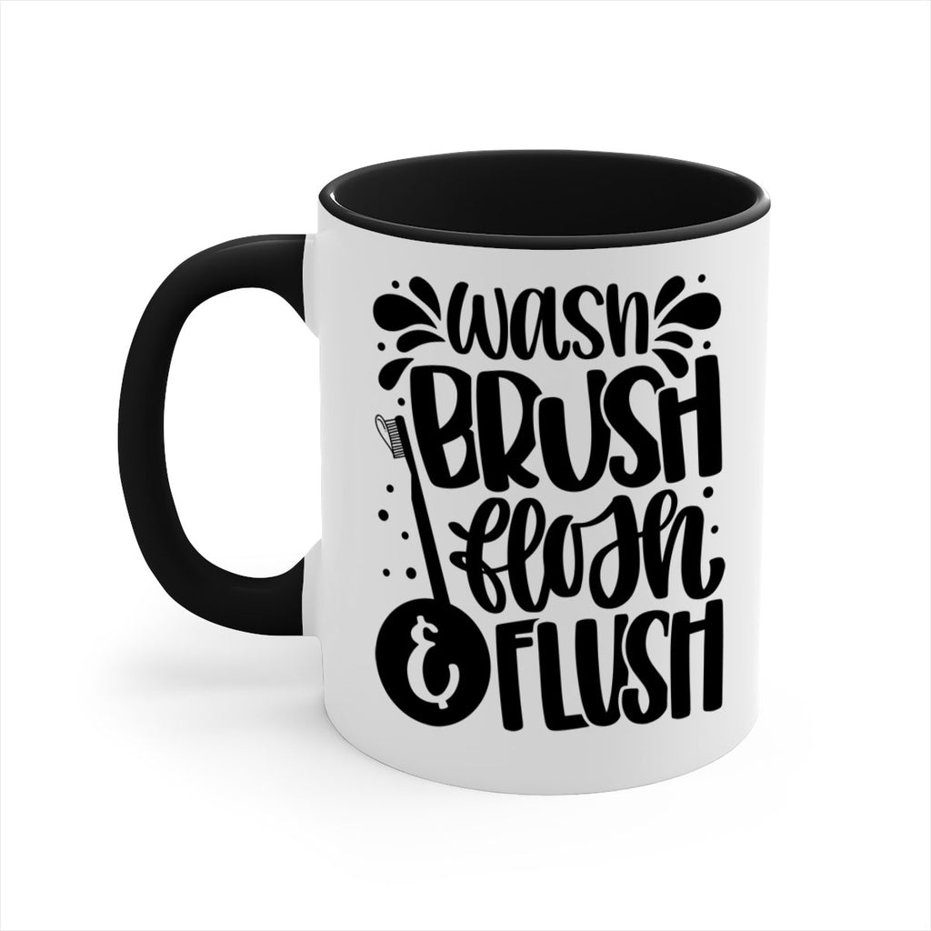 wash brush flosh flush 9#- bathroom-Mug / Coffee Cup