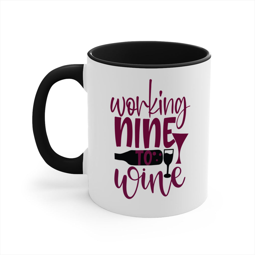 working nine to wine 142#- wine-Mug / Coffee Cup