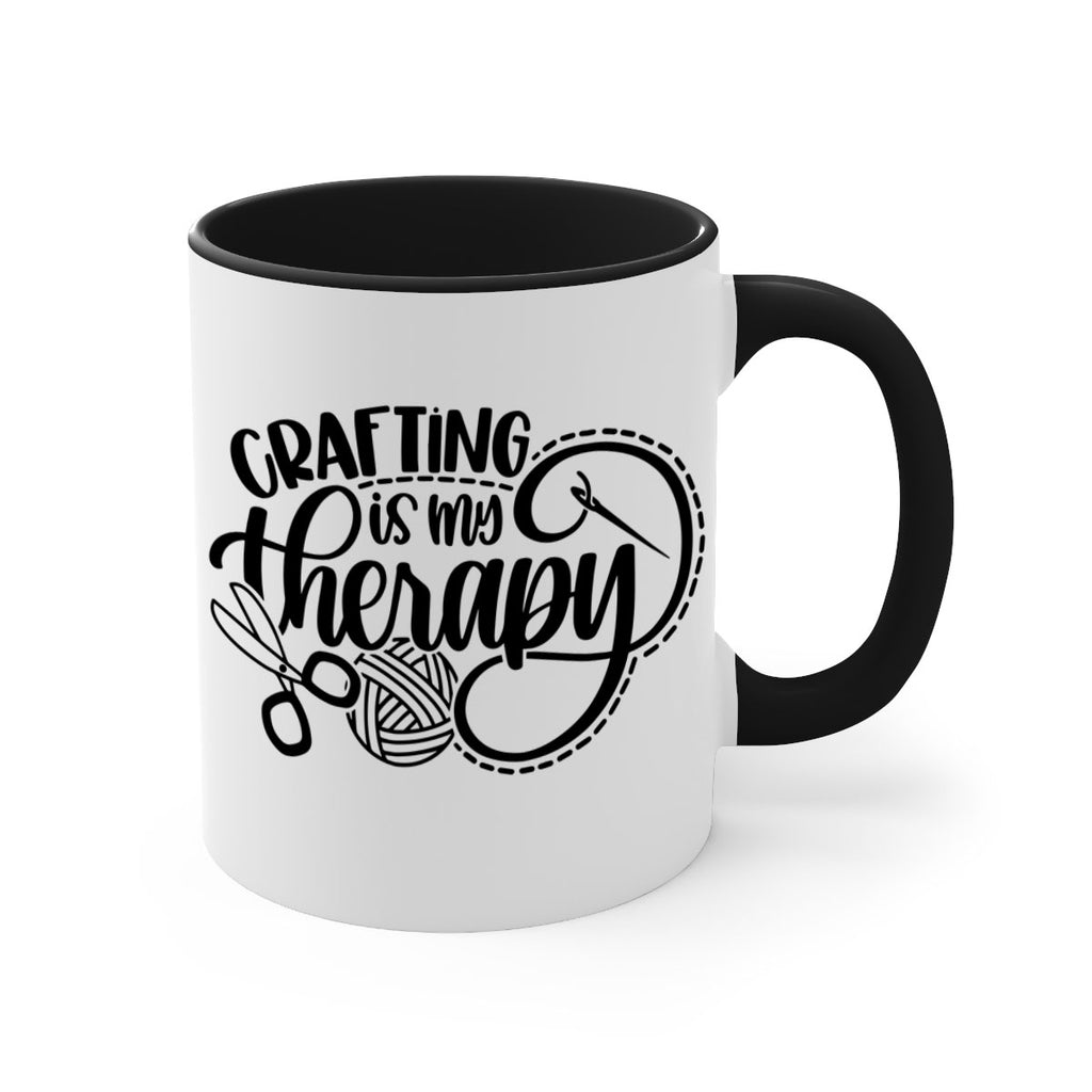 Crafting Is My Therapy 34#- crafting-Mug / Coffee Cup