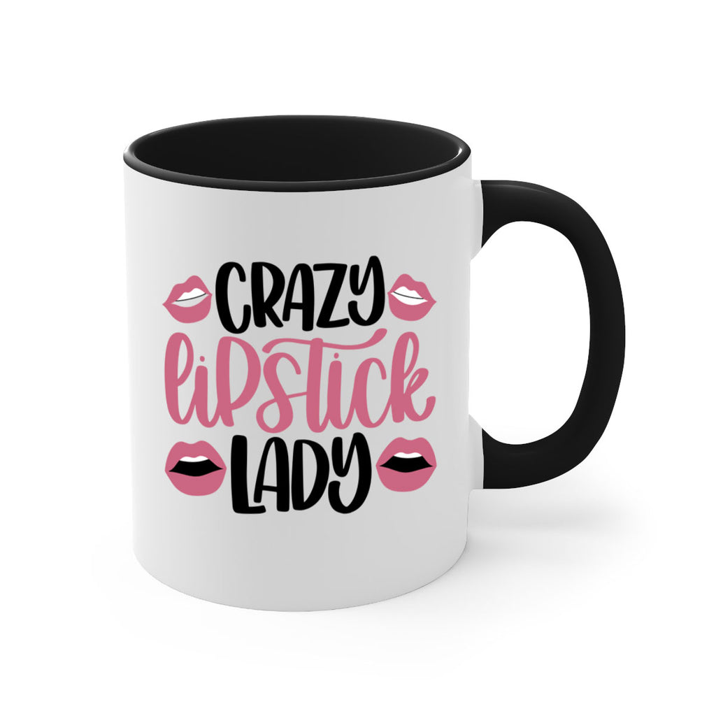 Crazy Lipstick Lady Style 107#- makeup-Mug / Coffee Cup