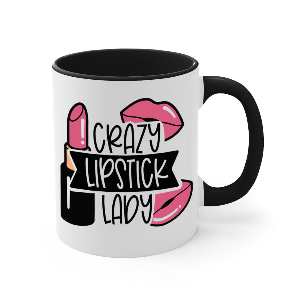 Crazy Lipstick Lady Style 108#- makeup-Mug / Coffee Cup