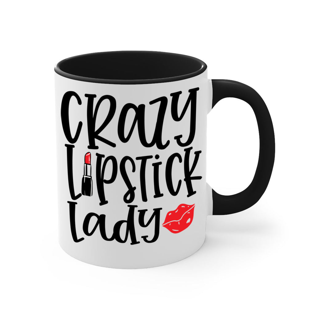 Crazy Lipstick Lady Style 240#- makeup-Mug / Coffee Cup