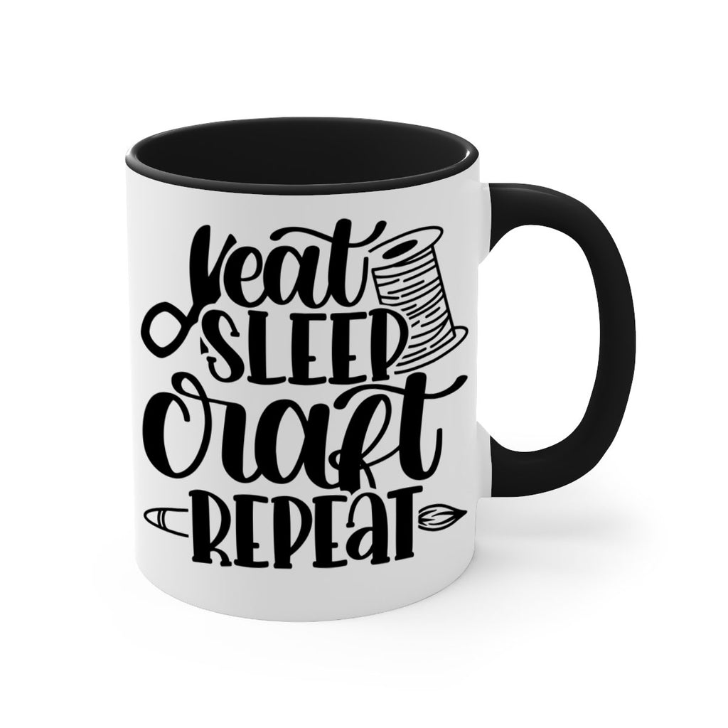 Eat Sleep Craft Repeat 29#- crafting-Mug / Coffee Cup