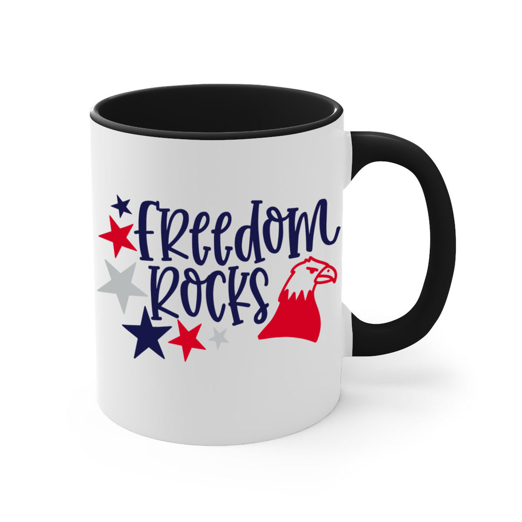 Freedom Rocks Style 148#- 4th Of July-Mug / Coffee Cup