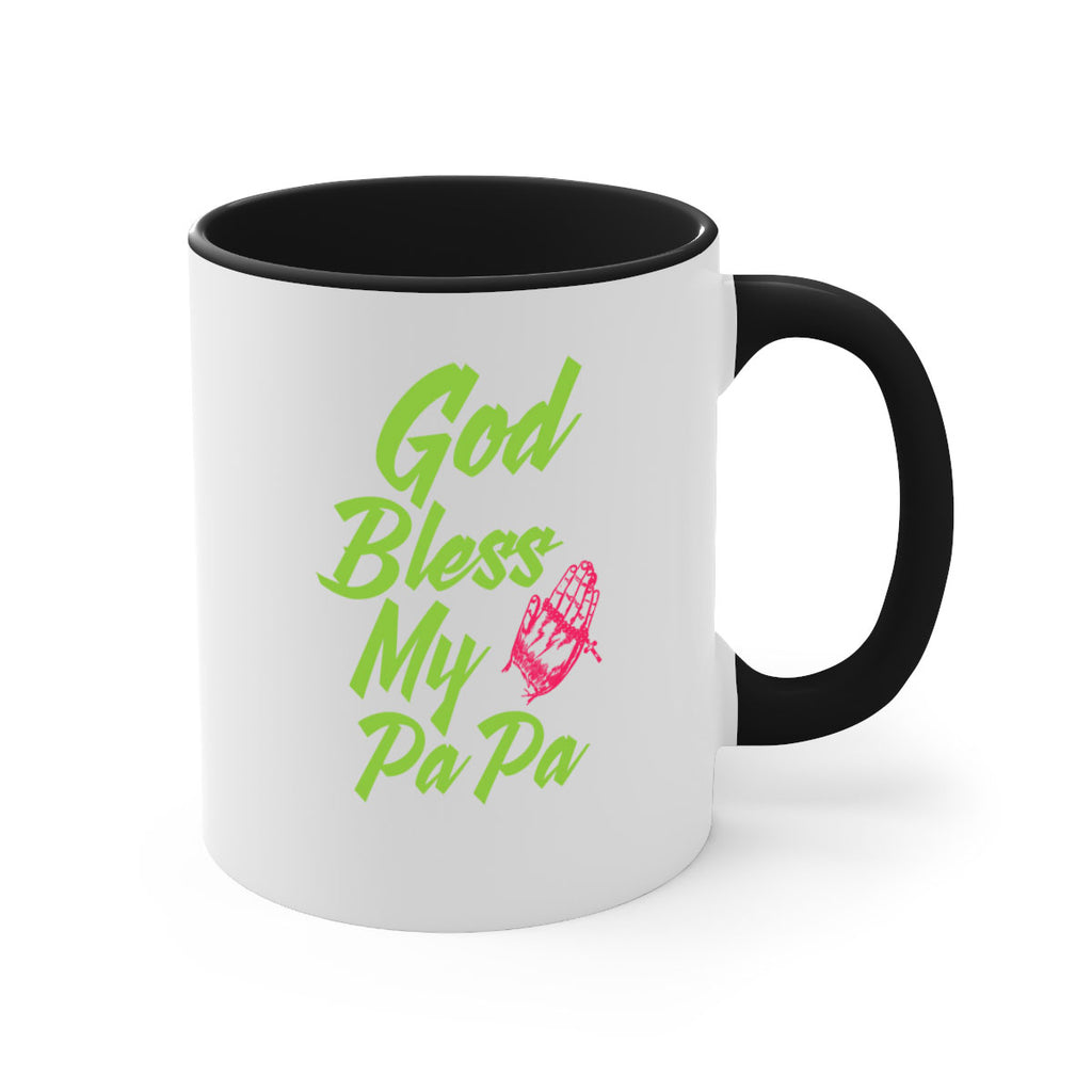 God Bless Papa 107#- grandpa-Mug / Coffee Cup