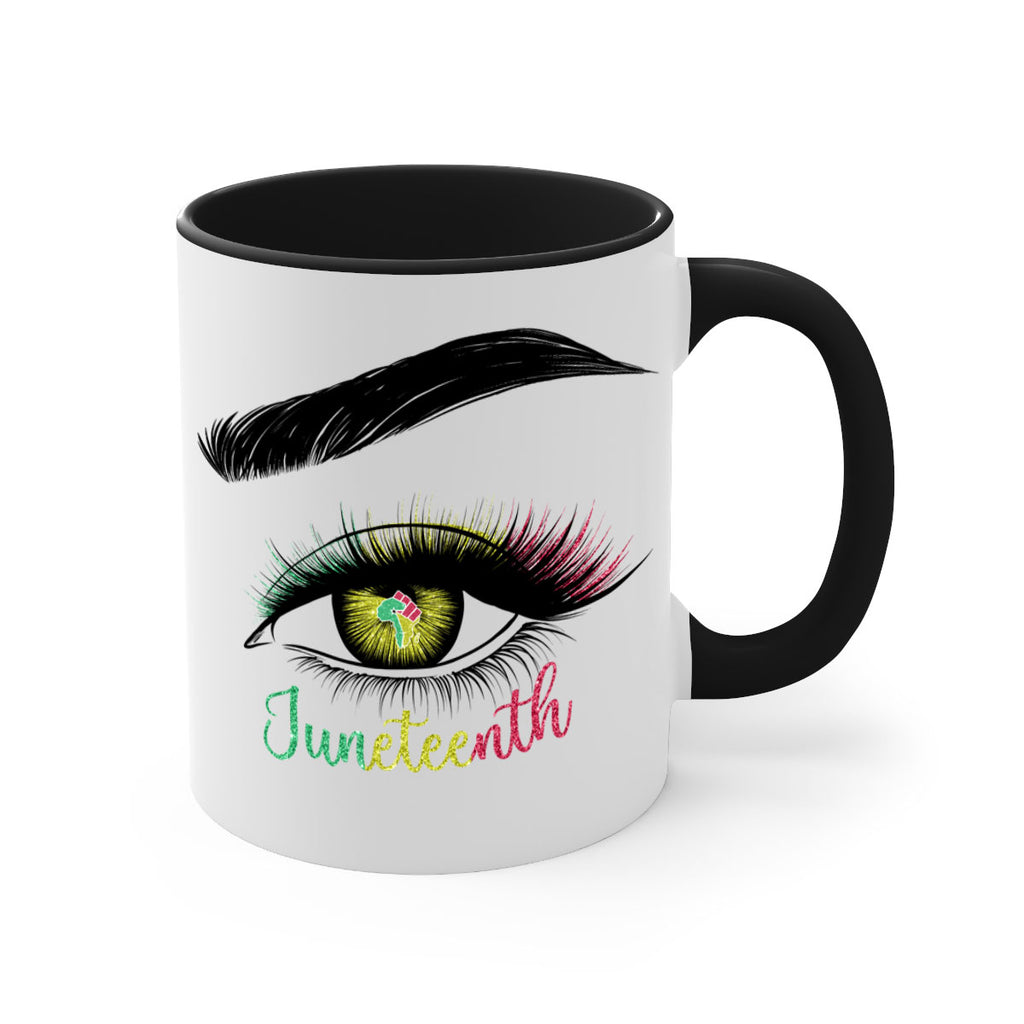 Juneteenth 1865 GirlS Eye 3#- juneteenth-Mug / Coffee Cup