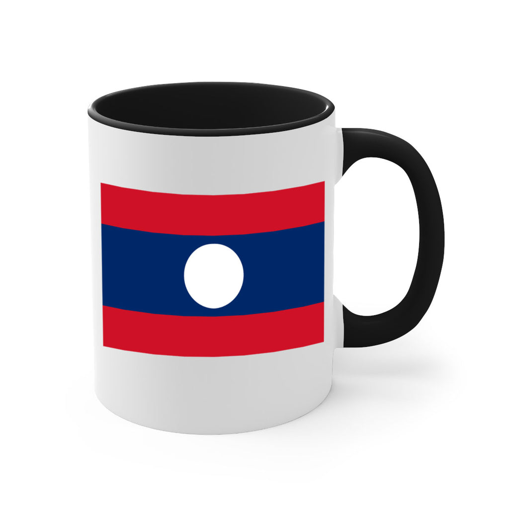 Laos 105#- world flag-Mug / Coffee Cup