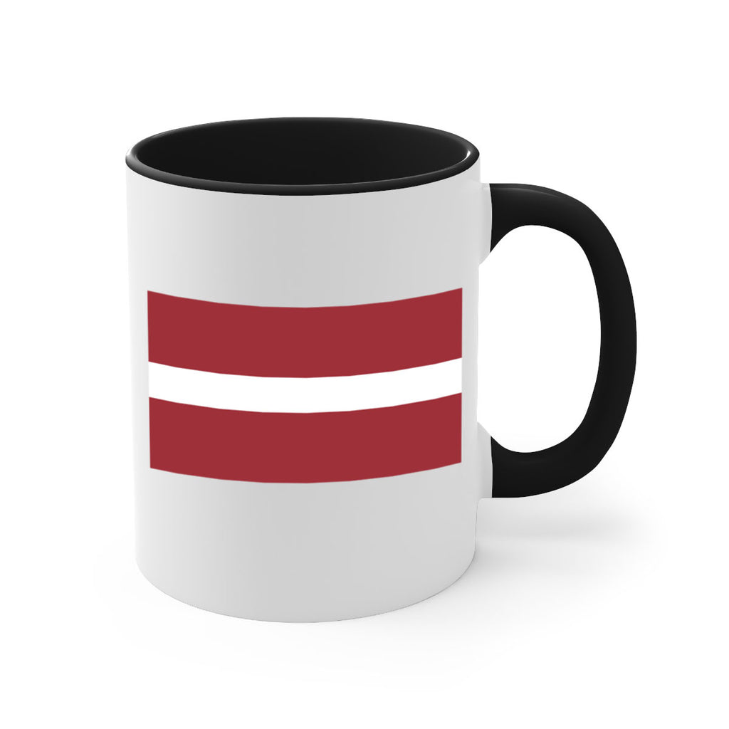 Latvia 104#- world flag-Mug / Coffee Cup