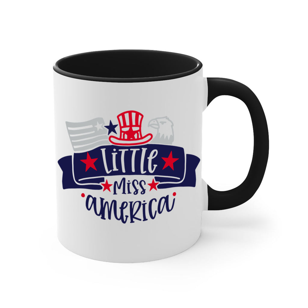 Little Miss America Style 162#- 4th Of July-Mug / Coffee Cup