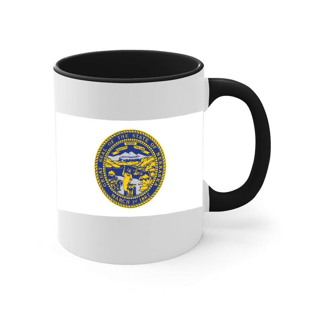 Nebraska 25#- Us Flags-Mug / Coffee Cup